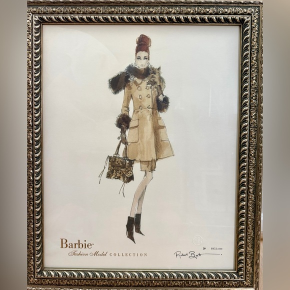 ✨ Framed Limited Edition Barbie™ Fashion Model Collection #853/1000 – COA ✨